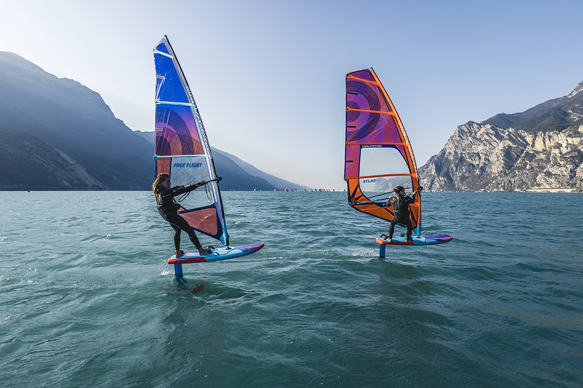 Windsurfing and kitesurfing in Campione del Garda on Lake Garda