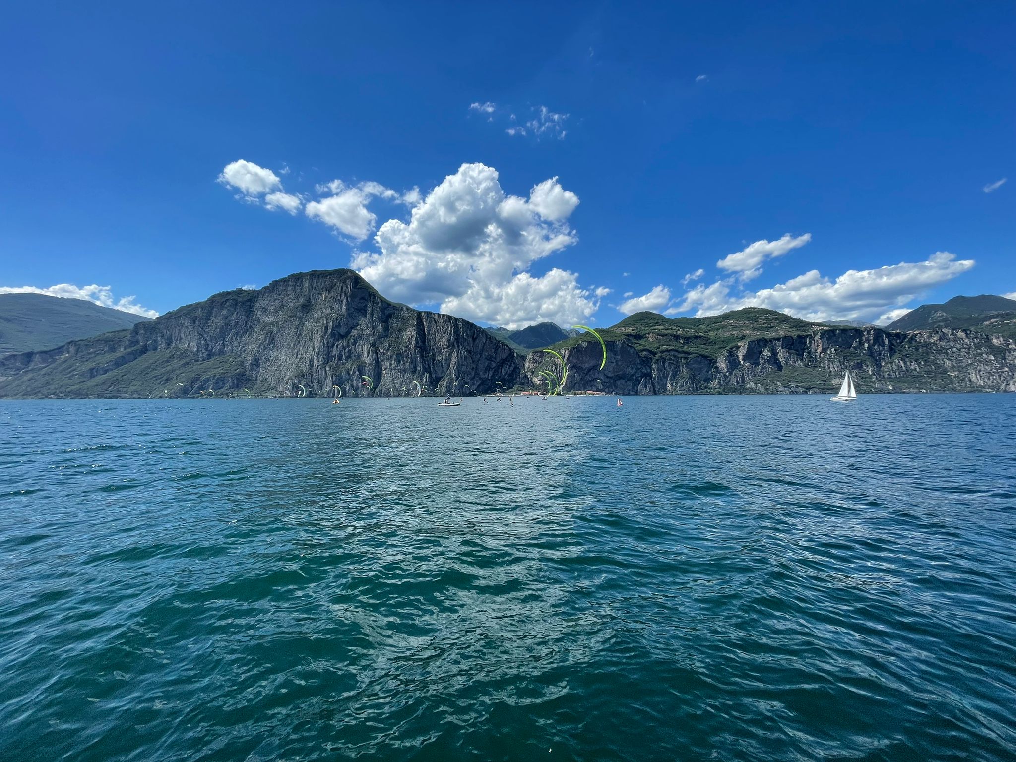 Panorama di Campione del Garda sul Lago di Garda